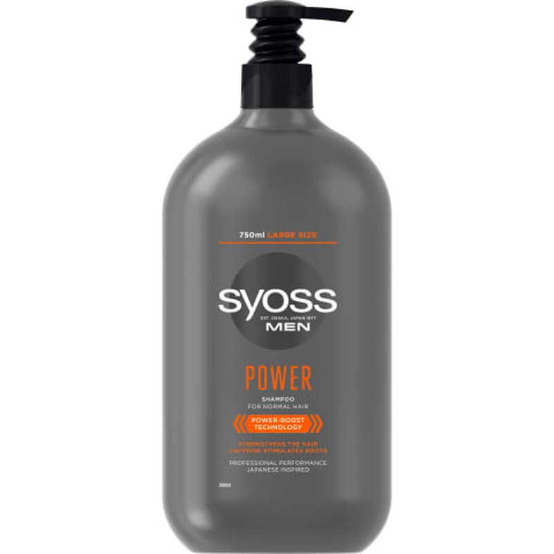 Šampoon Syoss Men Power pumbaga 750ml