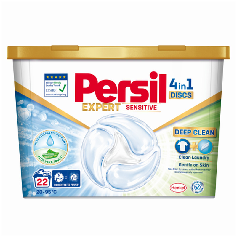 Pesukapslid Persil Discs Sensitive 22pk