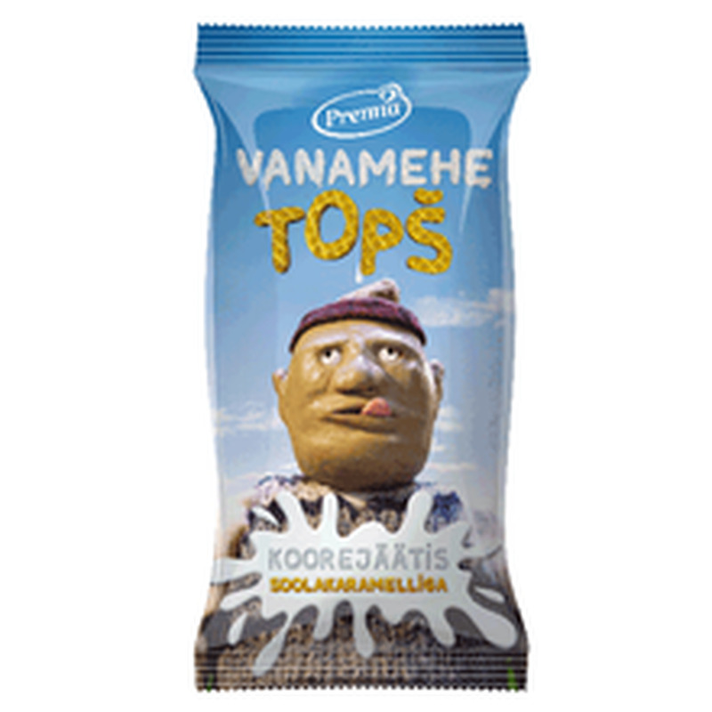 Vanamehe topš koorejäätis soolakaramelliga, 75g/140ml