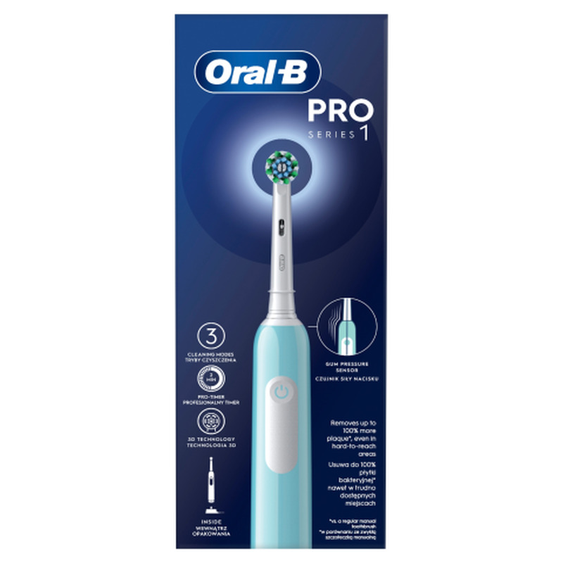 Elektriline hambahari Oral B Pro Series 1 Caribbean Blue Cross Action