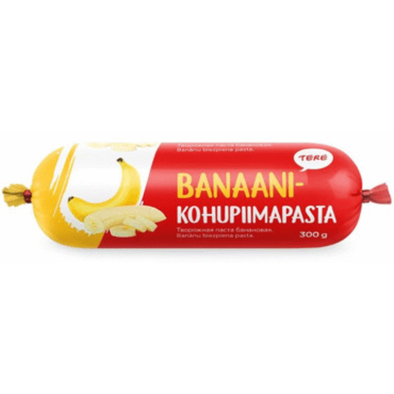 Kohupiimapasta TERE banaani, 300g