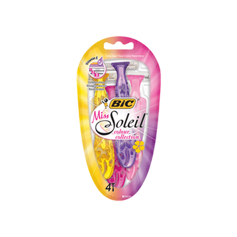 Raseerija BIC Miss Soleil Color 4tk