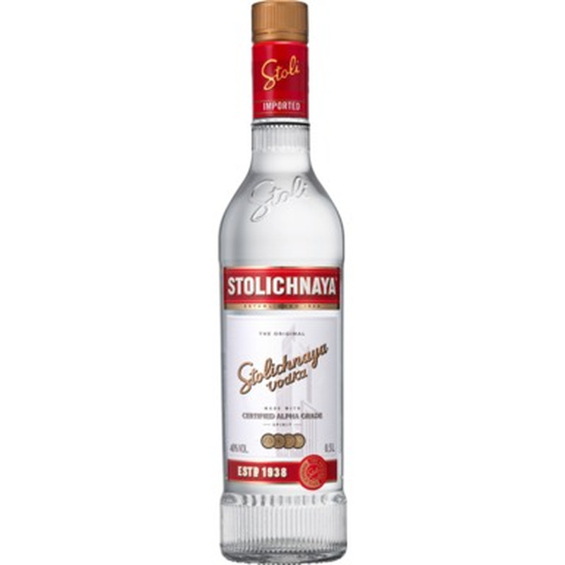 STOLICHNAYA Premium vodka 40% 50cl