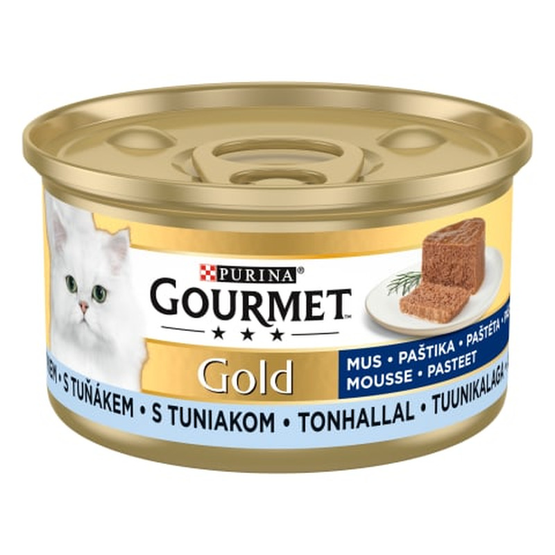 Kiisueine Gourmet Gold tuunikala pasteet, PURINA, 85 g