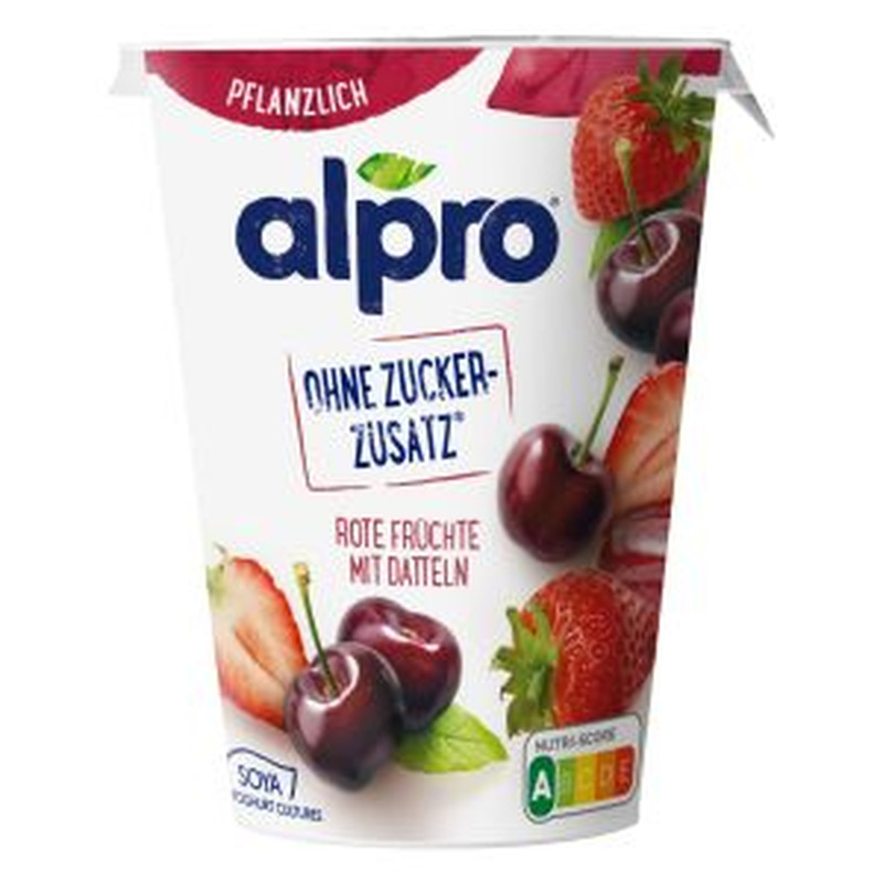 Alpro Fermenteeritud sojatoode punaste marjade ja datlitega 400g