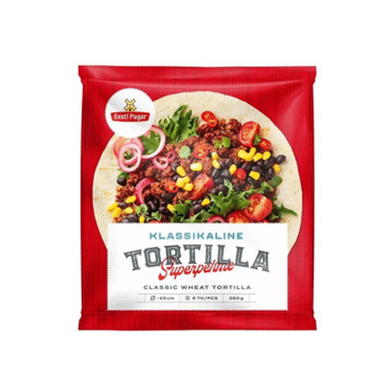 Klassikaline tortilla EESTI PAGAR 360g