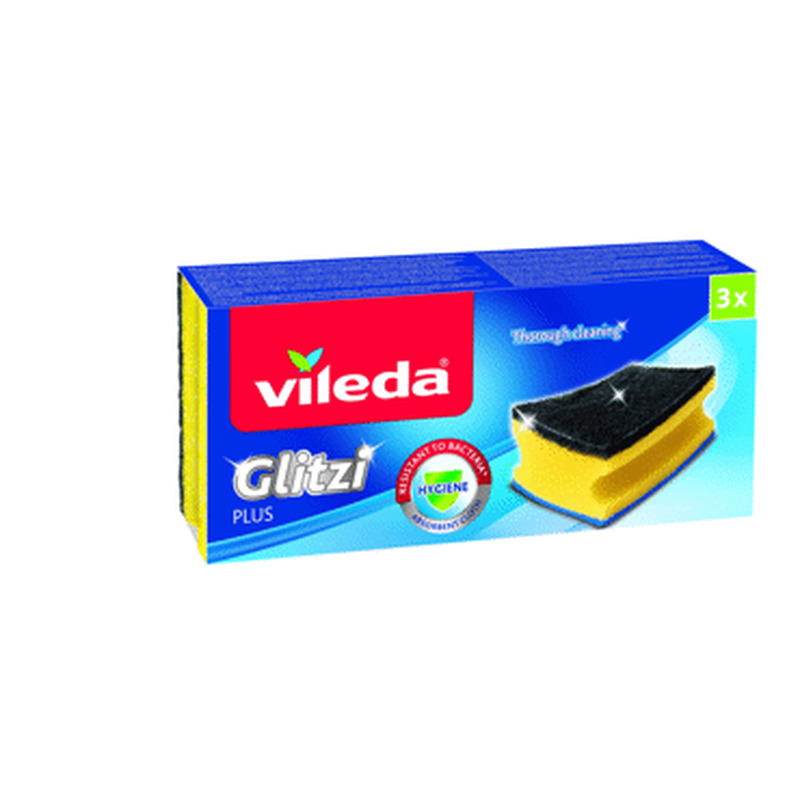 Küürimissvamm VILEDA Glitzi 2+1tk