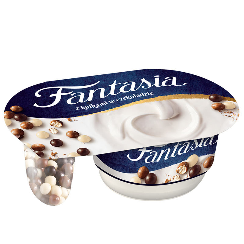 Kreemjogurt šokolaadipallidega, FANTASIA, 100 g