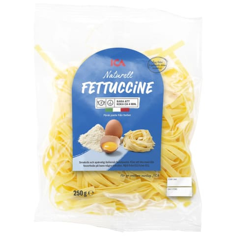 Värske pasta Fettuccine, ICA, 250 g