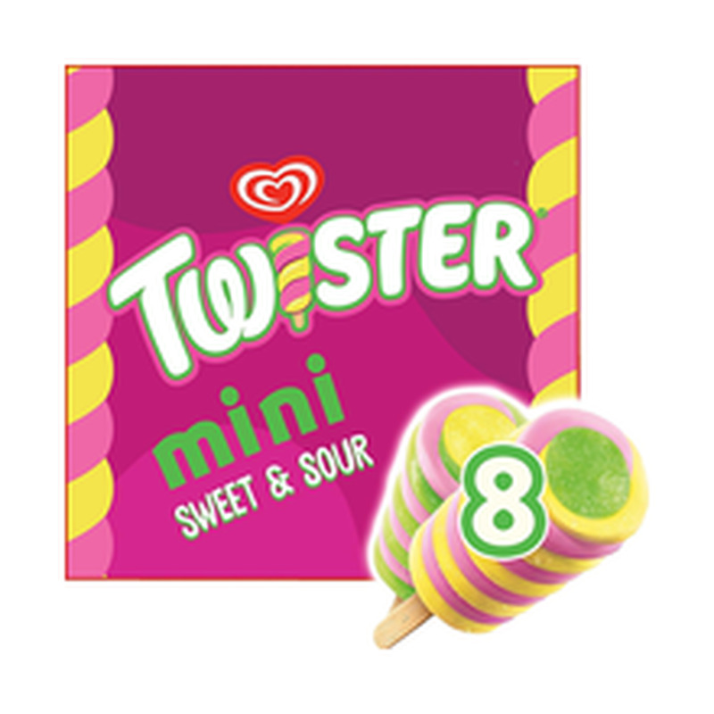 Twister Sweet & Sour jäätis 8x50ml