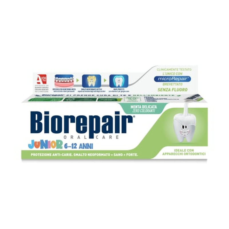 Hambapasta Biorepair Junior 6-12, 75ml