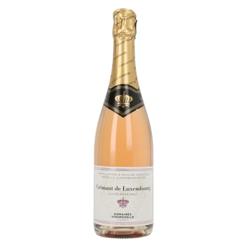 Kaitstud päritolunimetusega kvaliteetvahuvein Cremant de Luxembourg Cuvee Rose Brut 0,75l