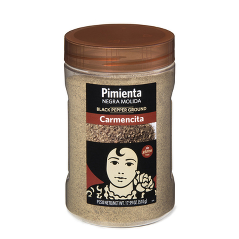 CARMENCITA Must pipar jahvatatud 510g (plastpurk)