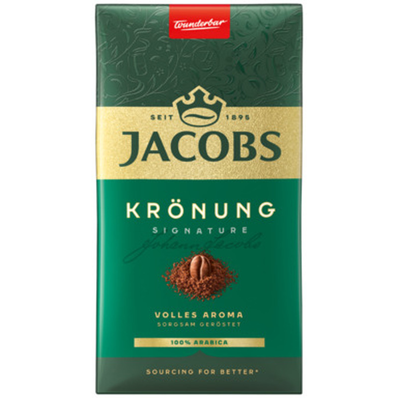 Jahvatatud kohv Krönung Signature, JACOBS, 500 g