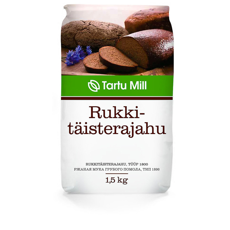 Rukkitäisterajahu, TARTU MILL, 1,5 kg