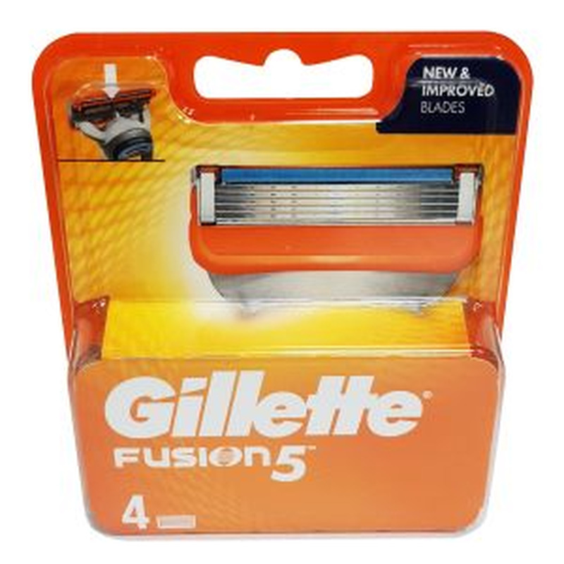 Varuterad Fusion, GILLETTE, 4 tk