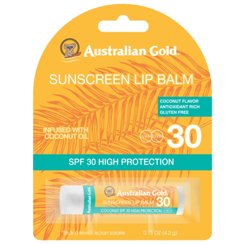 Päikesekaitsega huulepalsam Australian Gold SPF 30 4g