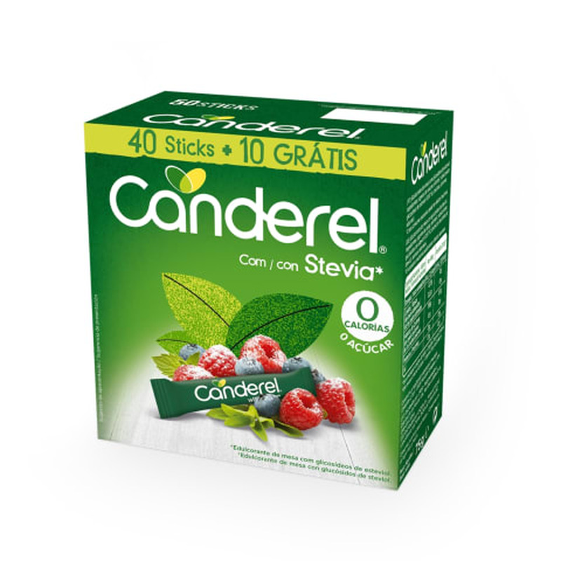 Suhkruasendaja pulbripakikesed steviaga Canderel 75g                          