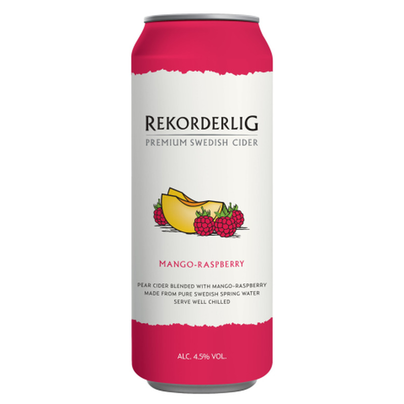 Siider Rekorderlig Cider Mango-Raspberry 4,5%vol 0,5l prk