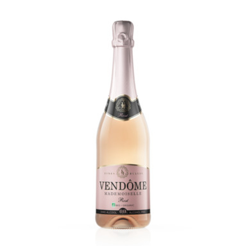 VENDOME Mademoiselle Rose alkoholivaba vahuvein organic 75cl