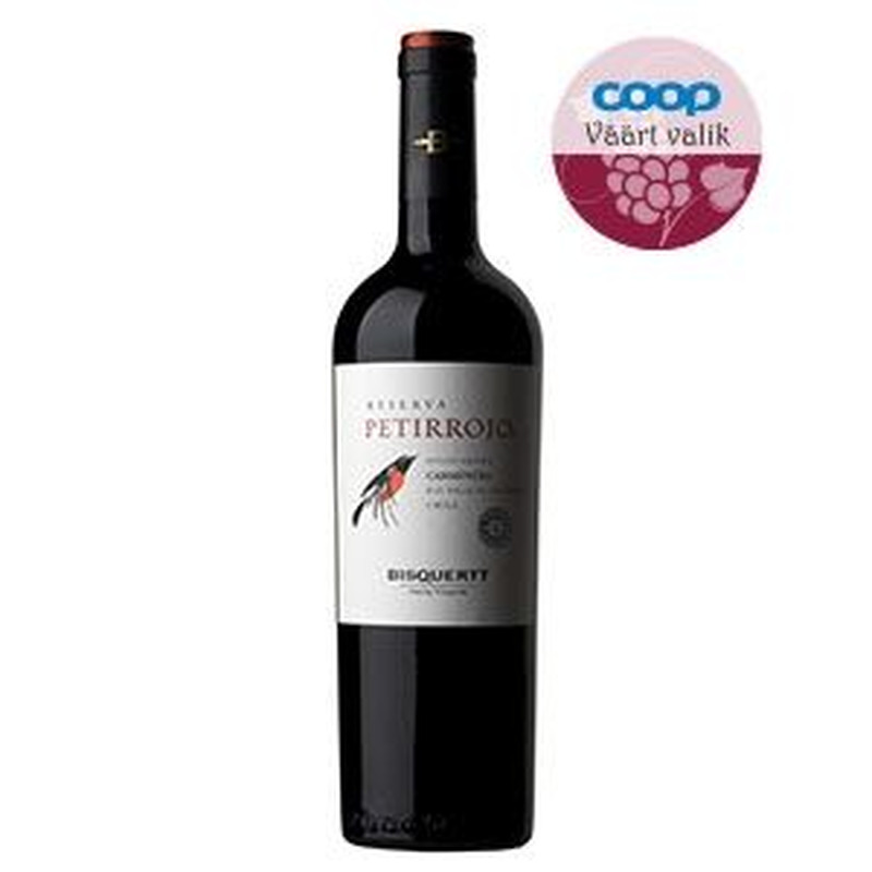 Bisquertt Petirrojo Carmenere Reserva 0.75L punane vein