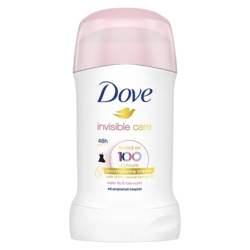 Pulkdeodorant Dove Invisible Care naistele 40ml