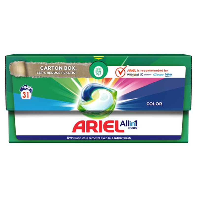 Geelkapslid Ariel Color 31tk