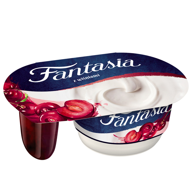 Kreemijogurt kirsilisandiga, FANTASIA, 118 g