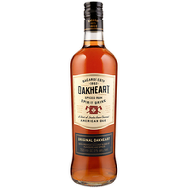 Piiritusjook Bacardi Oakheart spiced 70 cl