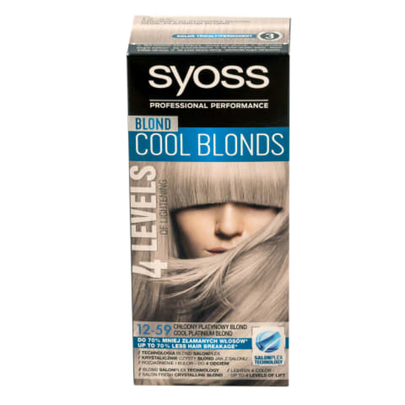 Juuksevärv Syoss Cool Blonds Nr.12-59