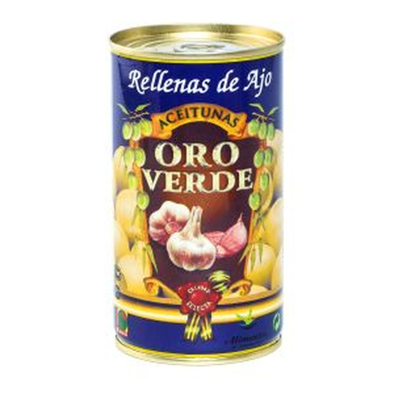 Oliivid küüslauguga ORO VERDE, 350 g