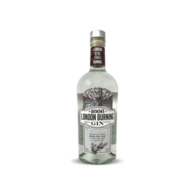 Gin 1666 LONDON BURNING GIN 41% 700ml