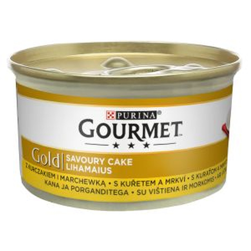 Kiisueine kana-porgandi, GOURMET GOLD, 85 g