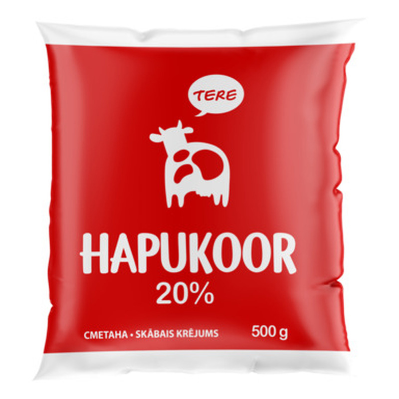 TERE Hapukoor 20% 500g (kile)