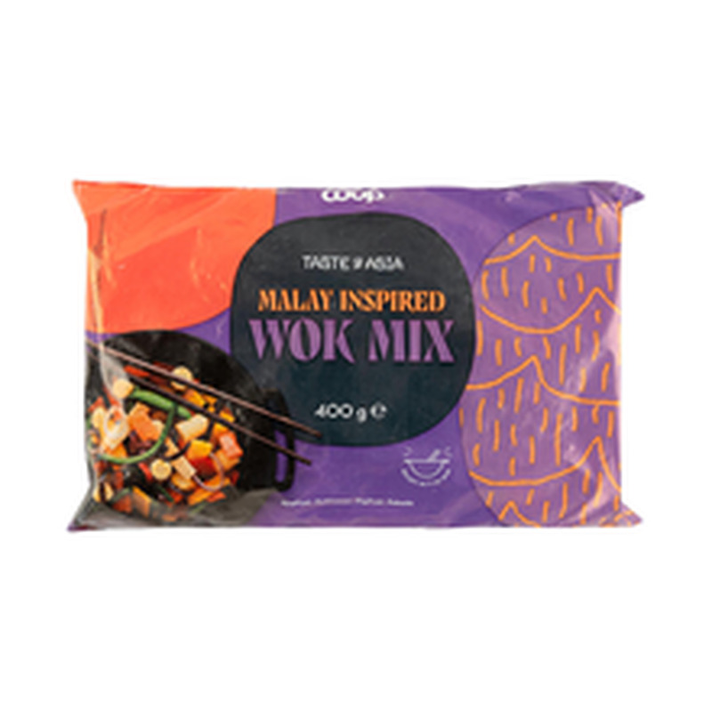 Coop Taste of Asia wokiroog Malay 400g