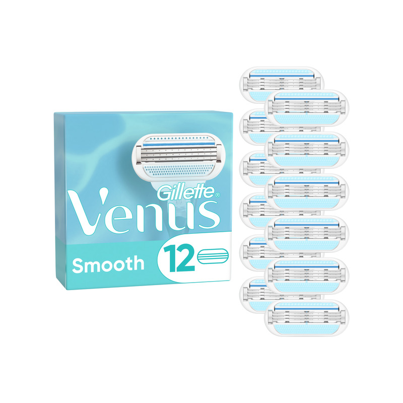 Gillette Venus Smooth Raseerija Varuterad, 12 tk