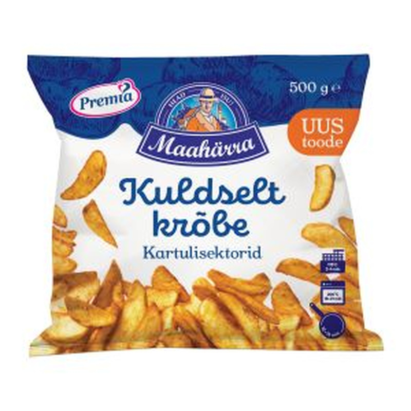 Maahärra Kartulisektorid kuldselt krõbe 500g maits