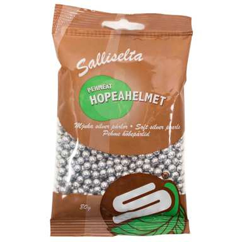 SALLISELTA Suhkrupärlid 80g (hõbe, pehmed)