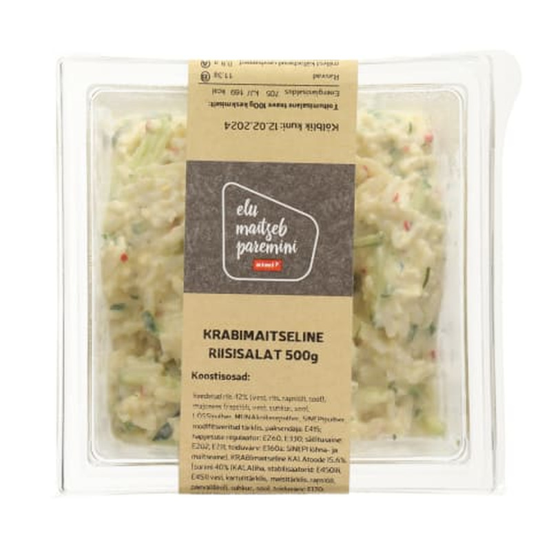 Krabimaitseline riisisalat 500g