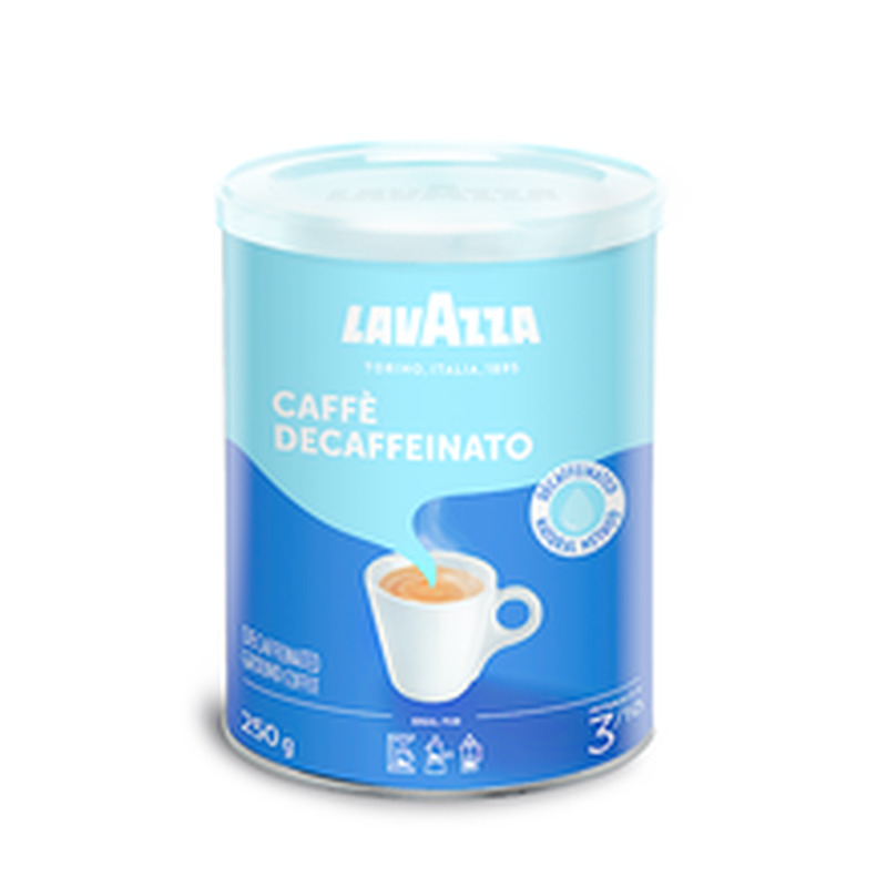 Jahvatatud kofeiinivaba kohv Caffe Decaffeinato 250g purgis