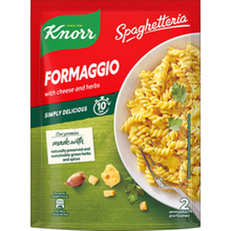 Knorr Spaghetteria Formaggio pastaroog juustuga, 157 g