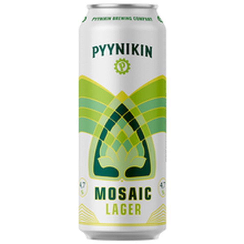 Pyynikin Mosaic Lager õlu 4,7%vol 500ml