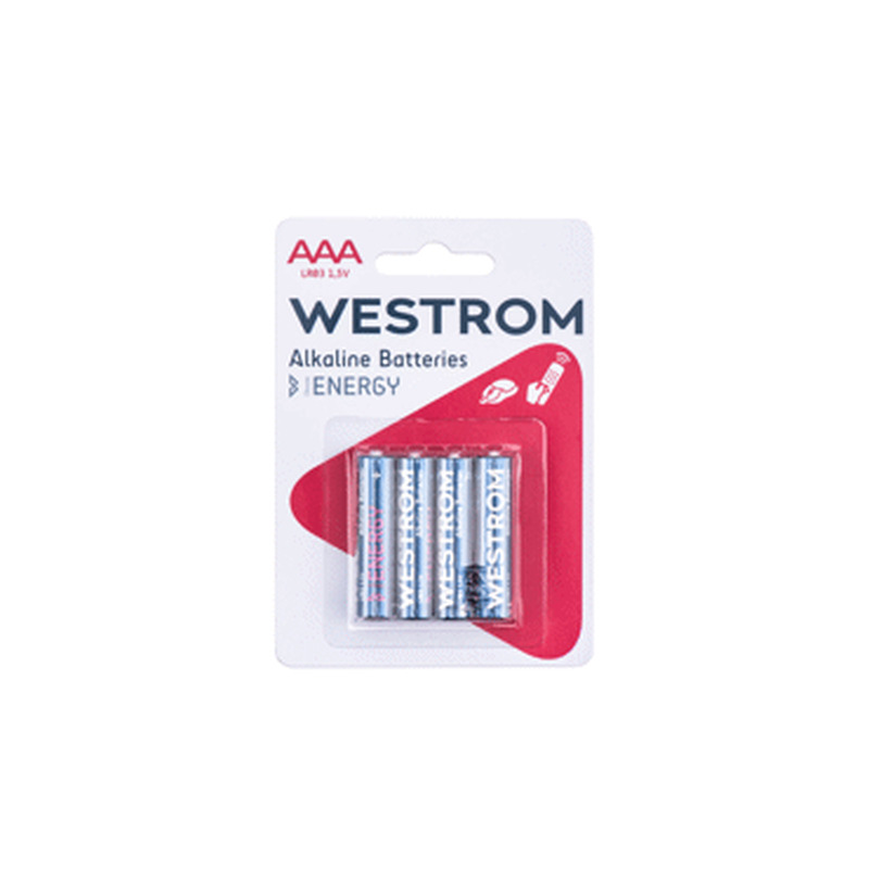 Patareid WESTROM AAA,4tk,LR03,1.5V