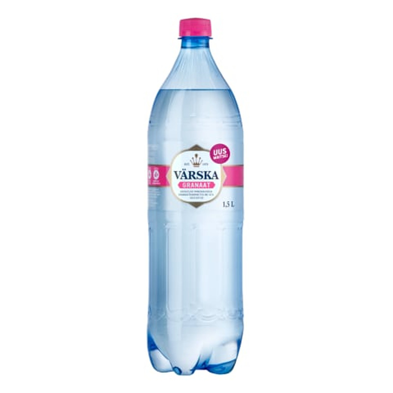 Maitsestatud mineraalvesi Värska Granaat 1,5l pet