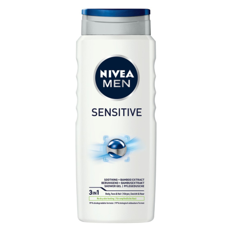 Dušigeel Nivea Men Sensitive 500ml