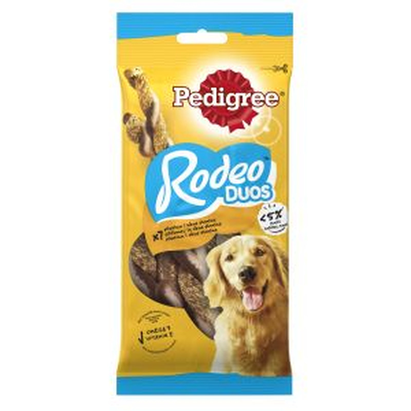 Pedigree Rodeo Duos maius koerale 123g kana-peekon