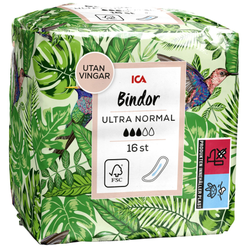 Hügieenisidemed ICA ultra normal 16tk