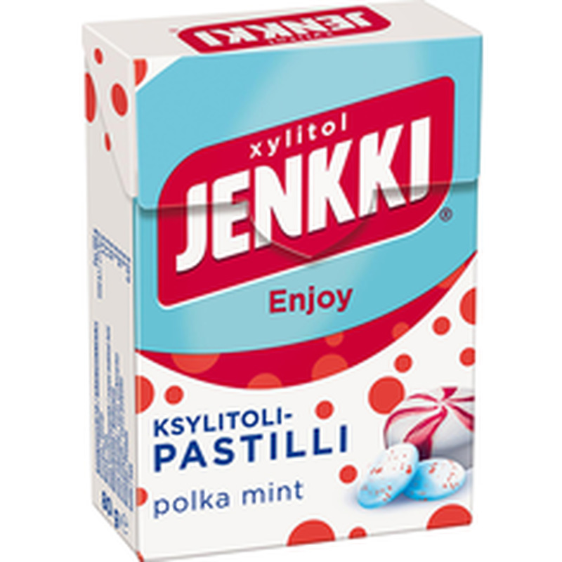 Jenkki Enjoy Polkamint Pastillid 80g