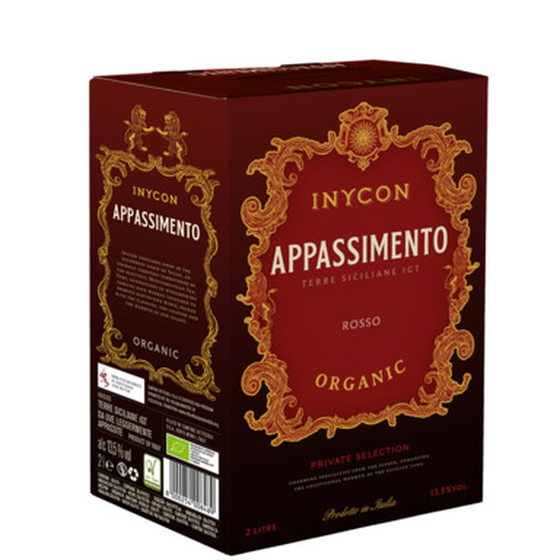 INYCON Appassimento Rosso Organic 13,5% 200cl BIB (pun. pkuiv