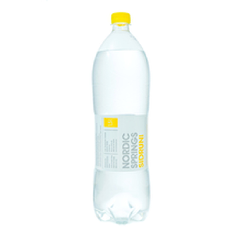 Sidrunimaitseline gaseeritud vesi, NORDIC SPRINGS, 1,5 L